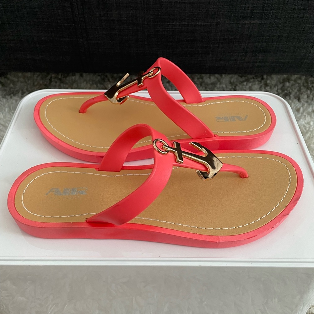 Air Balance | Anchor Embellished Flip Flops